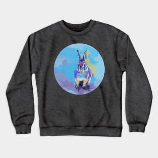 Bunny Dream - Rabbit Illustration Crewneck Sweatshirt